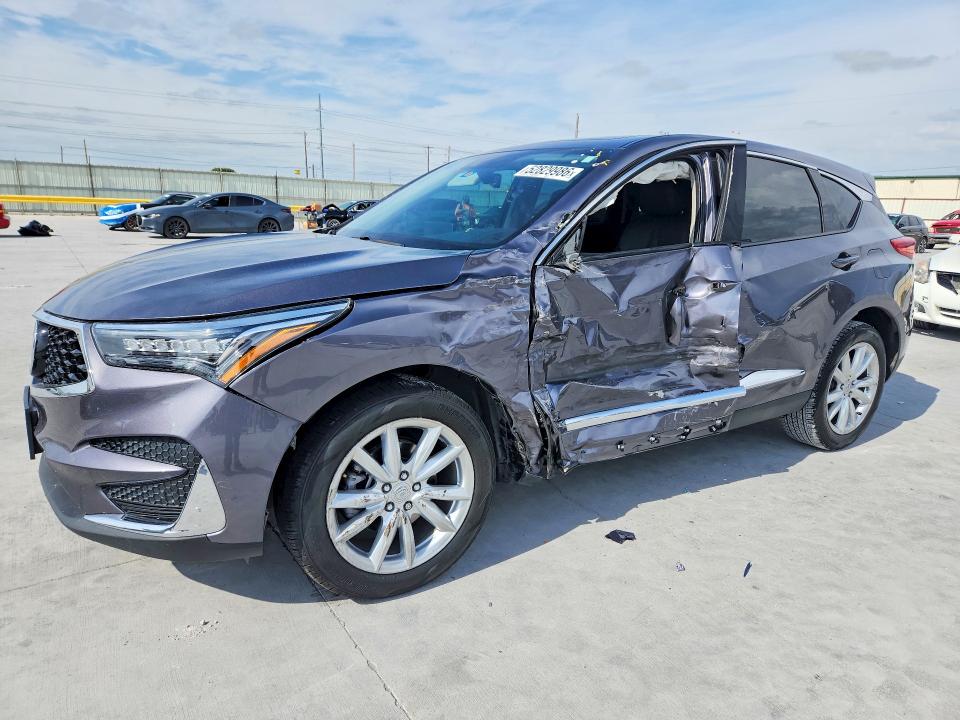 2021 Acura Rdx VIN 5J8TC1H34ML006706 COPART salvage auction — SIDE, Tx - Salvage Vehicle Title, sold $6,300 on 2026-07-06 (photo 1)