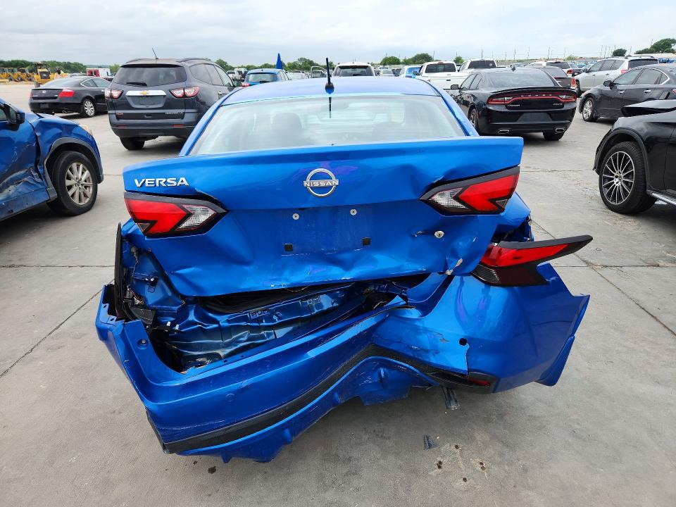 2023 Nissan Versa VIN 3N1CN8DVXPL830133 COPART salvage auction — REAR END, TX - SALVAGE VEHICLE TITLE, sold $2,950 on 2026-07-09 (photo 6)