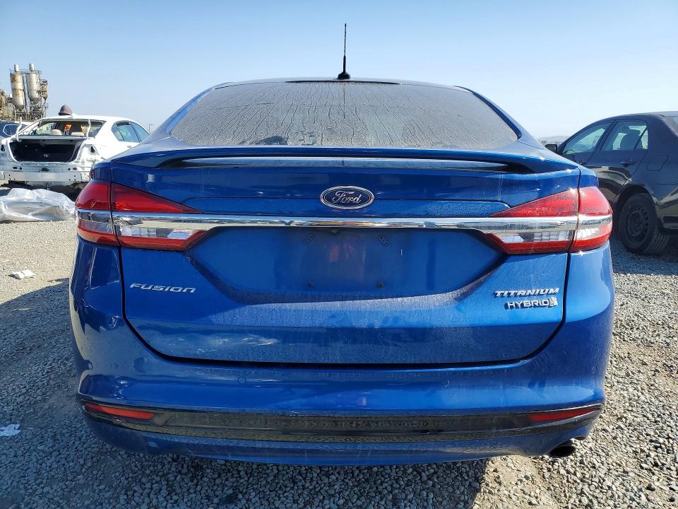 2017 Ford Fusion VIN 3FA6P0RU8HR382209 COPART salvage auction — MINOR DENT/SCRATCHES, Ca - Dis/Dlr/Exp Only Clean Title (P), sold $1,350 on 2026-07-02 (photo 6)