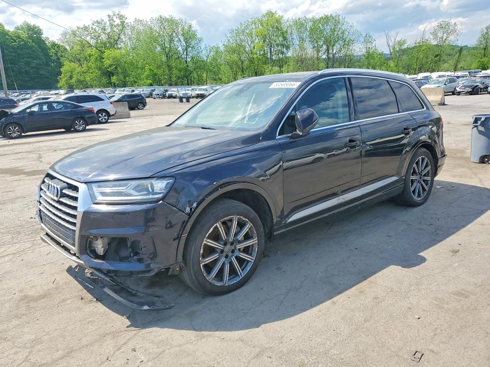 2017 Audi Q7 VIN WA1LAAF7XHD003023 COPART salvage auction — FRONT END, Ny - Certificate Of Title, sold $2,800 on 2026-07-14 (photo 1)