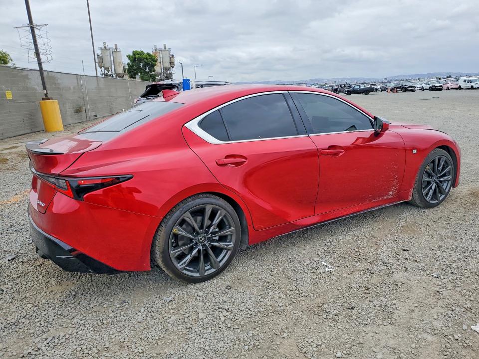 2022 Lexus Is VIN JTHGZ1B2XN5054228 COPART salvage auction — FRONT END, CA - SALVAGE CERTIFICATE, sold $13,500 on 2026-07-24 (photo 3)