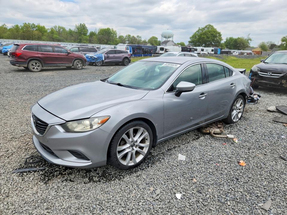 2014 Mazda VIN JM1GJ1V62E1133147 COPART salvage auction — REAR END, Nj - Cert Of Title-Salvage, sold $375 on 2026-07-31 (photo 1)