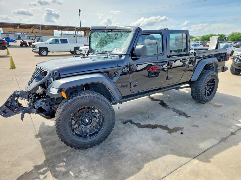 2023 Jeep Gladiator VIN 1C6HJTAG0PL584624 COPART salvage auction — ALL OVER, Tx - Certificate Of Title, sold $12,700 on 2026-07-30 (photo 1)