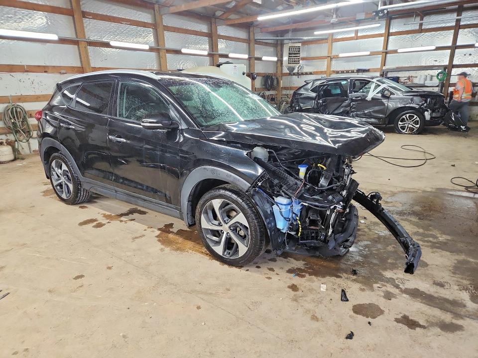 2016 Hyundai Tucson VIN KM8J3CA25GU162993 COPART salvage auction — FRONT END, Il - Salvage Certificate, sold $1,400 on 2026-07-06 (photo 4)