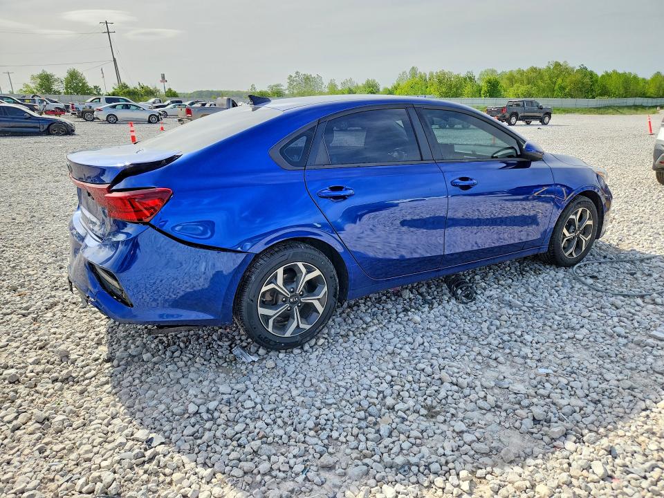 2020 Kia Forte VIN 3KPF24AD2LE199447 COPART salvage auction — REAR END, Mi - Certificate Of Title, sold $2,450 on 2026-07-02 (photo 3)