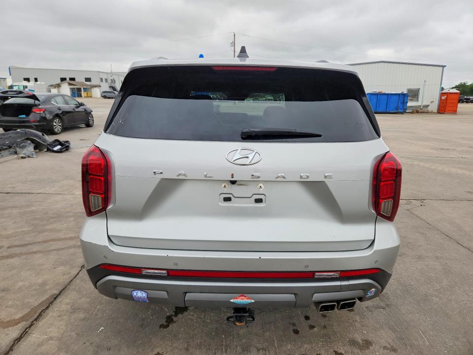 2024 Hyundai Palisade VIN KM8R54GE3RU658463 COPART salvage auction — HAIL, Tx - Certificate Of Title, sold $19,200 on 2026-07-23 (photo 6)