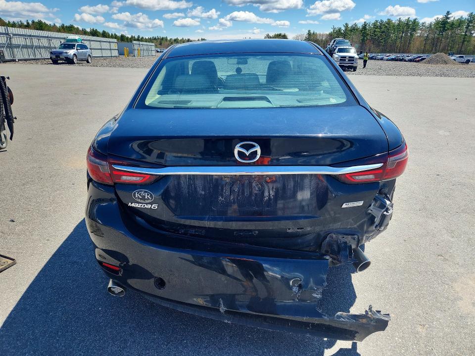 2018 Mazda 6 VIN JM1GL1UM8J1333454 COPART salvage auction — REAR END, Me - Cert Of Title-Salvage Collisio, sold $850 on 2026-07-15 (photo 6)