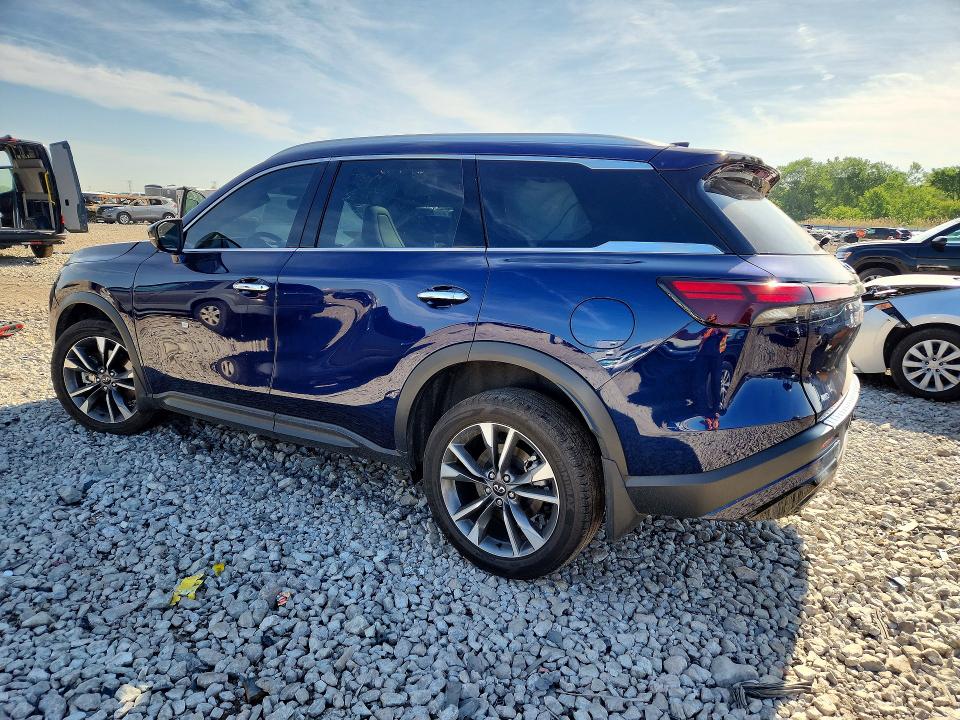 2023 Infiniti Qx60 VIN 5N1DL1FS3PC349360 COPART salvage auction — FRONT END, Il - Salvage Certificate, sold $9,600 on 2026-07-29 (photo 2)