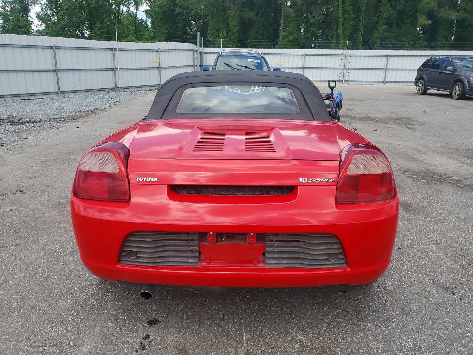 2002 Toyota Mr2 VIN JTDFR320720050248 COPART salvage auction — SIDE, NC - SALVAGE CERTIFICATE OF TITLE, sold $1,650 on 2026-07-28 (photo 6)