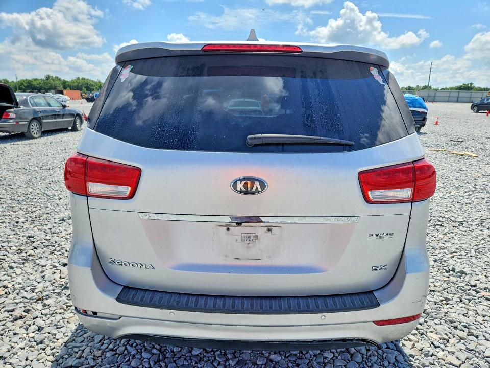 2016 Kia SEDONA VIN KNDMC5C14G6170847 COPART salvage auction — FRONT END, Salvage Title, sold $1,050 on 2026-07-10 (photo 6)