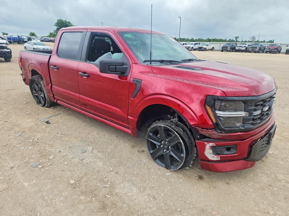 2026 Ford F-150 lightning VIN 1FTEW2L57TFA32582 COPART salvage auction — REAR END, TX - SALVAGE VEHICLE TITLE (P), sold $23,700 on 2026-07-22 (photo 4)