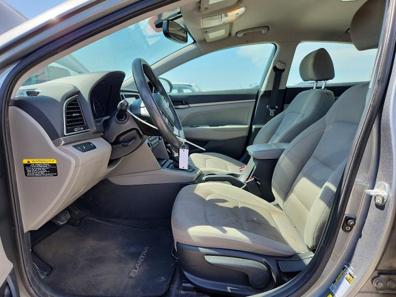 2018 Hyundai Elantra VIN KMHD84LF0JU590966 COPART salvage auction — FRONT END, Tx - Salvage Vehicle Title, sold $1,900 on 2026-07-09 (photo 7)