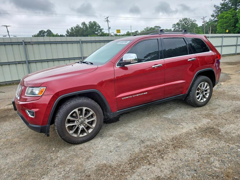 2014 Jeep Grand cherokee VIN 1C4RJFBG0EC411695 COPART salvage auction — HAIL, Ar - Cert Of Title-Salvage, sold $3,000 on 2026-07-09 (photo 1)