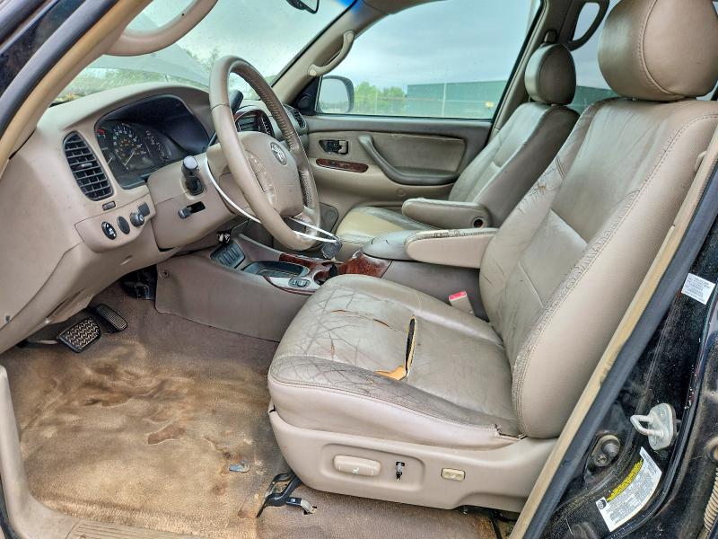 2005 Toyota Sequoia VIN 5TDZT34A05S262494 COPART salvage auction — FRONT END, Mt - Certificate Of Title, sold $975 on 2026-07-28 (photo 7)