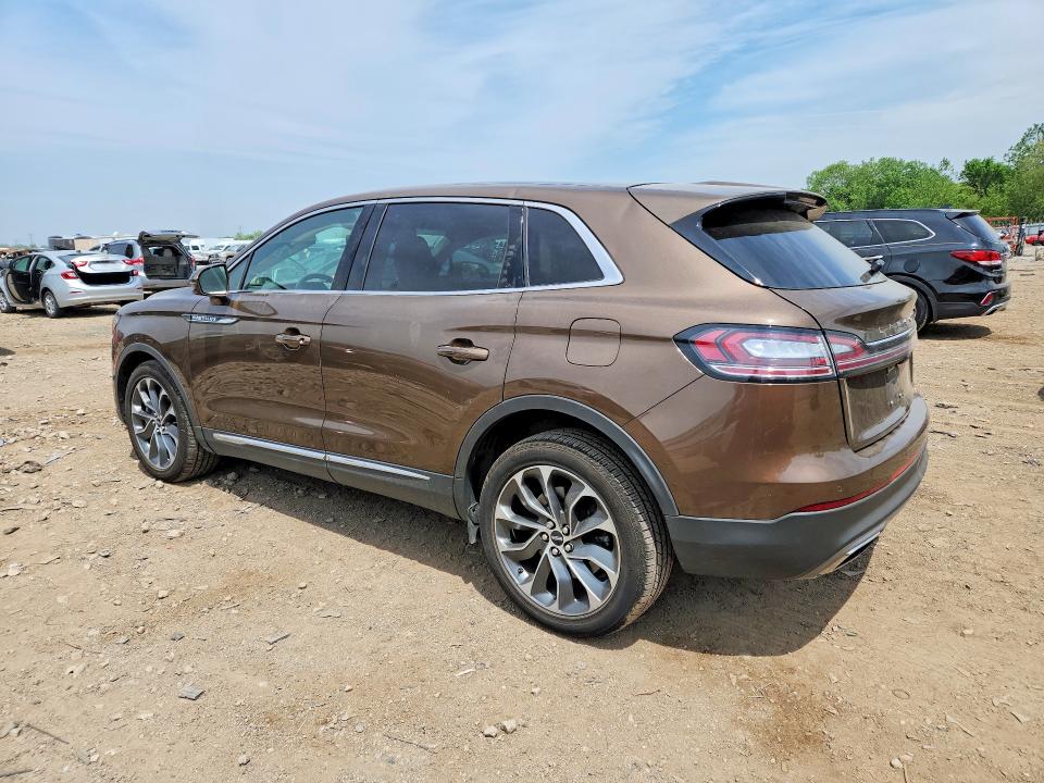 2022 Lincoln Nautilus VIN 2LMPJ8K99NBL26519 COPART salvage auction — SIDE, Il - Salvage Certificate, sold $14,000 on 2026-07-17 (photo 2)