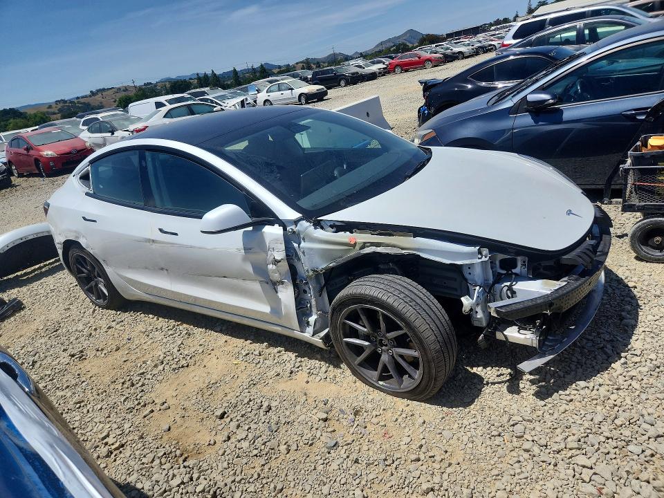 2022 Tesla Model 3 VIN 5YJ3E1EB7NF197899 COPART salvage auction — FRONT END, Ca - Salvage Certificate, sold $10,000 on 2026-07-14 (photo 4)