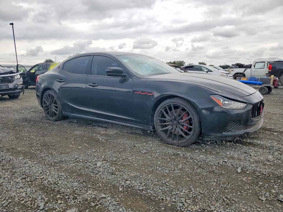 2015 Maserati Ghibli VIN ZAM57RTA7F1159199 COPART salvage auction — FRONT END, Ca - Salvage Acquisition Billofsale (P), sold $1,300 on 2026-07-09 (photo 4)
