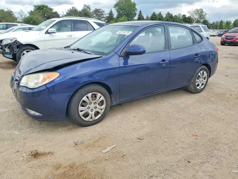 2010 Hyundai Elantra VIN KMHDU4AD6AU884949 COPART salvage auction — FRONT END, Il - Salvage Certificate, sold $300 on 2026-07-14 (photo 1)