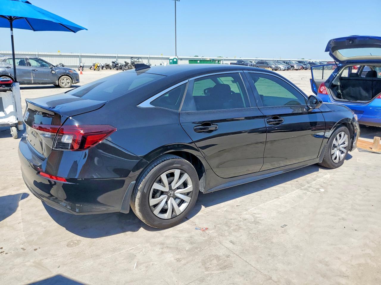 2026 Honda Civic VIN 2HGFE2F24TH576269 COPART salvage auction — Front End, TX - SALVAGE VEHICLE TITLE, sold $7,000 on 2026-07-09 (photo 3)