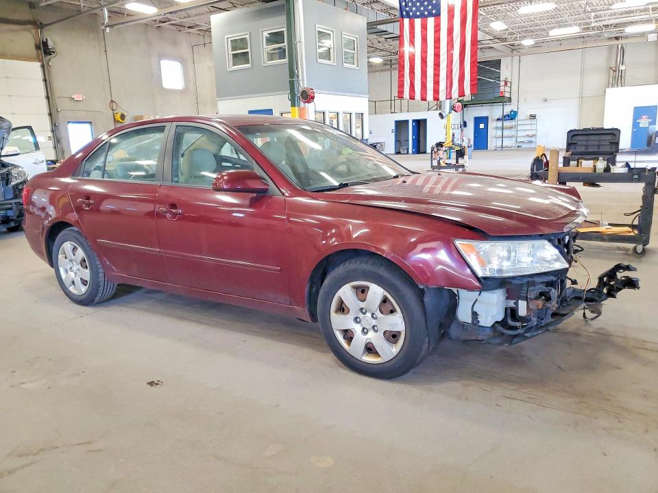 2009 Hyundai Sonata VIN 5NPET46C29H435298 COPART salvage auction — FRONT END, Id - Salvage Certificate Of Title, sold $500 on 2026-07-02 (photo 4)