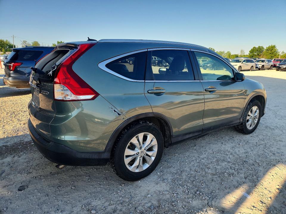 2012 Honda VIN JHLRM4H77CC012978 COPART salvage auction — HAIL, Salvage Title, sold $2,000 on 2026-07-21 (photo 3)