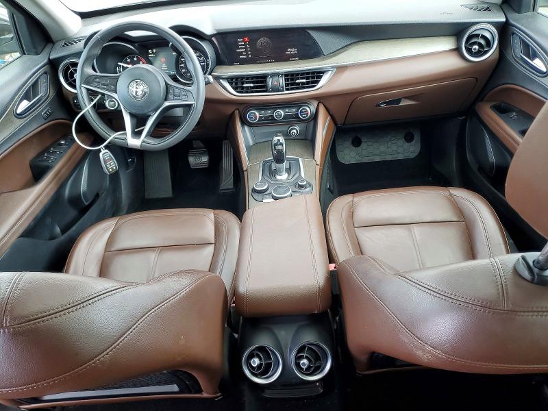 2018 Alfa romeo Stelvio VIN ZASFAKBN3J7C27954 COPART salvage auction — FRONT END, Ca - Salvage Certificate, sold $3,000 on 2026-07-08 (photo 8)