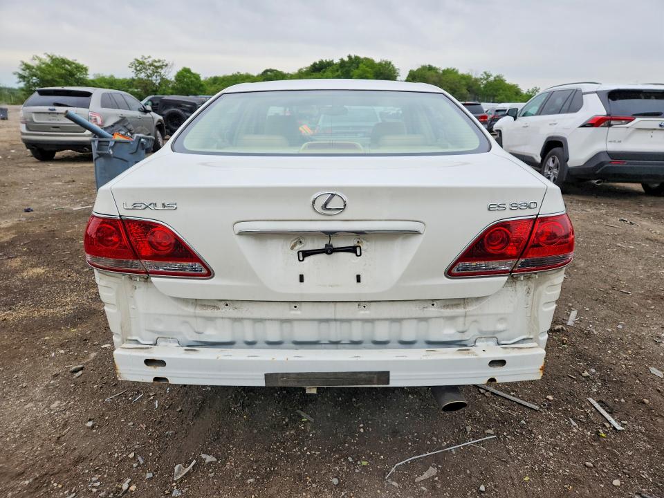 2006 Lexus ES VIN JTHBA30G265151257 COPART salvage auction — FRONT END, Md - Cert Of Salvage > 75% Damage, sold $125 on 2026-07-21 (photo 6)