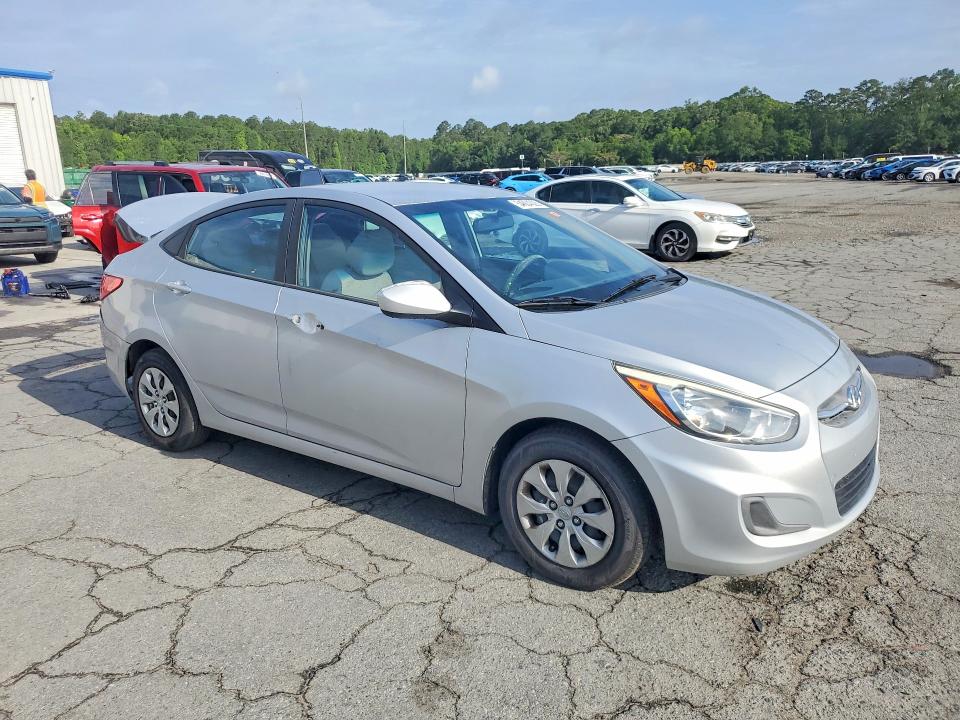 2017 Hyundai Accent VIN KMHCT4AE8HU175375 COPART salvage auction — REAR END, Ga - Cert Of Title-Salvage, sold $1,000 on 2026-07-27 (photo 4)
