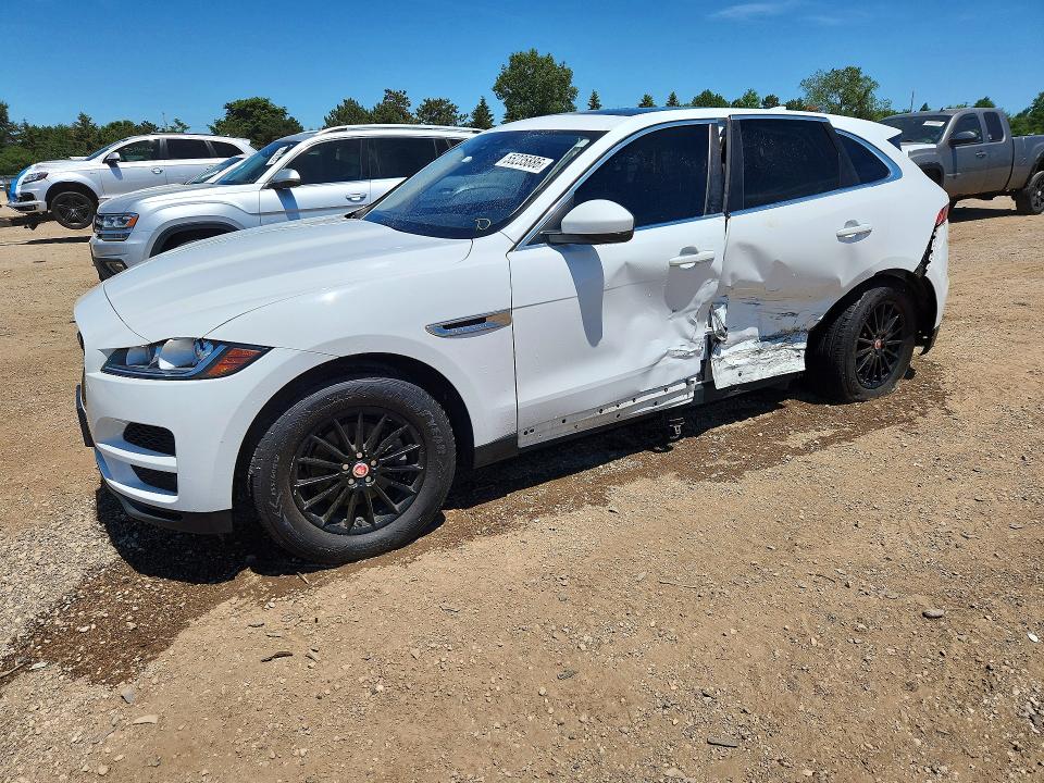 2019 Jaguar F-pace VIN SADCS2FXXKA391439 COPART salvage auction — SIDE, Il - Salvage Certificate, sold $250 on 2026-07-21 (photo 1)