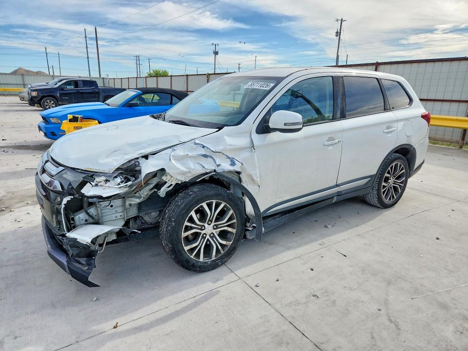 2016 Mitsubishi Outlander VIN JA4AD3A32GZ061840 COPART salvage auction — FRONT END, Tx - Salvage Vehicle Title, sold $575 on 2026-07-07 (photo 1)