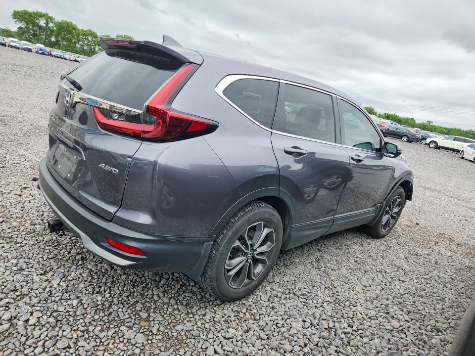 2022 Honda Cr-v VIN 7FARW2H85NE015294 COPART salvage auction — FRONT END, Il - Salvage Certificate, sold $12,500 on 2026-07-27 (photo 3)