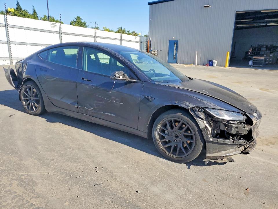 2024 Tesla Model 3 VIN 5YJ3E1EA2RF731095 COPART salvage auction — REAR END, Ca - Salvage Certificate, sold $7,500 on 2026-07-07 (photo 4)