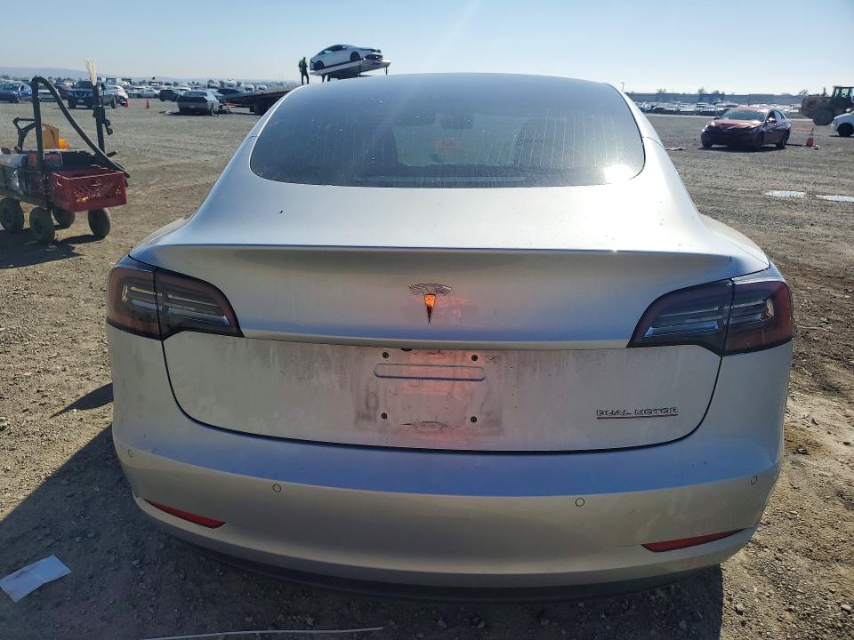 2018 Tesla Model 3 VIN 5YJ3E1EB2JF116947 COPART salvage auction — FRONT END, CA - SALVAGE CERTIFICATE, sold $175 on 2026-07-21 (photo 6)
