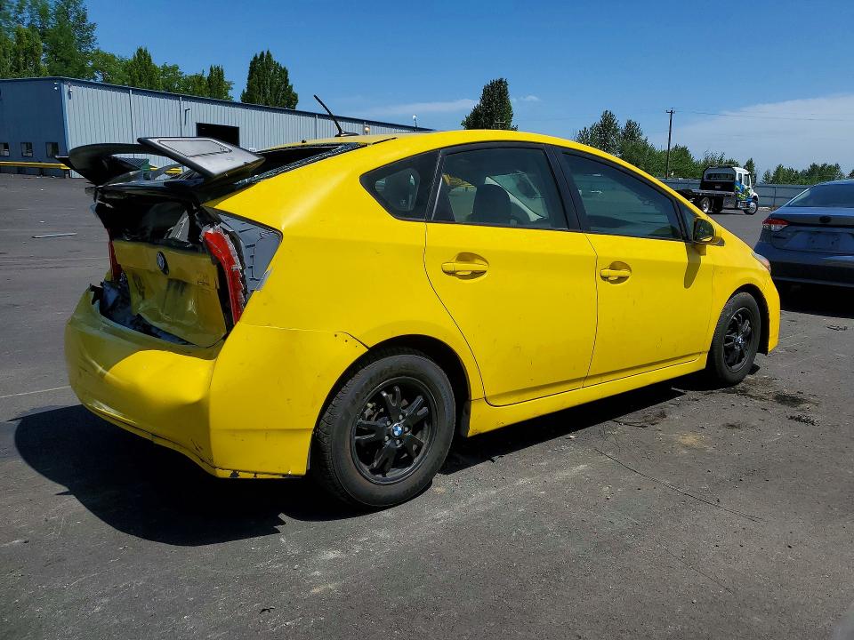 2013 Toyota VIN JTDKN3DU0D5539378 COPART salvage auction — REAR END, Or - Salvage Title Certificate, sold $825 on 2026-07-20 (photo 3)