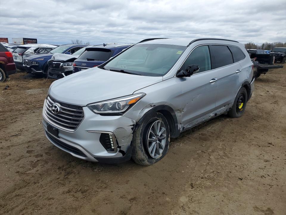 2017 Hyundai Santa fe VIN KM8SNDHF0HU237095 COPART salvage auction — FRONT END, ON - PERMIT NO BRAND - UNFIT, sold $825 on 2026-07-09 (photo 1)