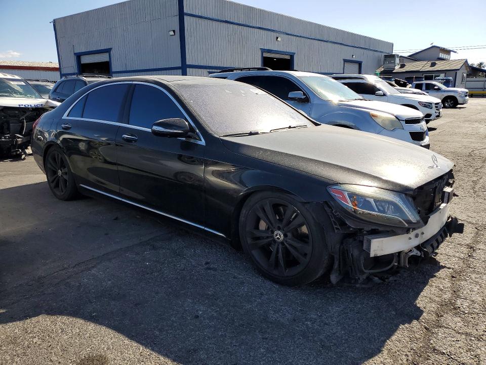 2015 Mercedes-benz S class VIN WDDUG8CB1FA116020 COPART salvage auction — MINOR DENT/SCRATCHES, Nv - Certificate Of Title, sold $5,900 on 2026-07-08 (photo 4)