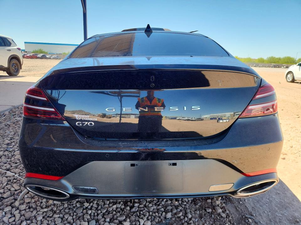 2026 Genesis G70 VIN KMTG44SE0TU160218 COPART salvage auction — ROLLOVER, Az - Cert Of Title - Salvage, sold $4,999 on 2026-07-25 (photo 6)