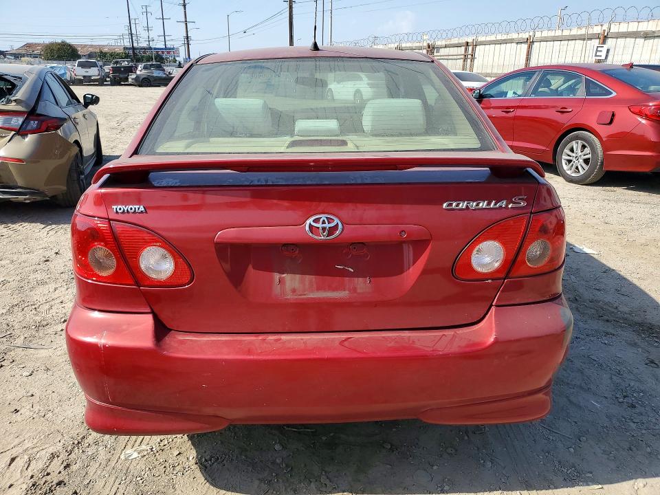 2007 Toyota Corolla VIN 1NXBR30E57Z901455 COPART salvage auction — FRONT END, Ca - Dis/Dlr/Exp Only Clean Title, sold $775 on 2026-07-09 (photo 6)