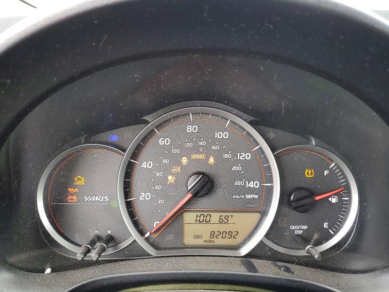 2014 Toyota Yaris VIN VNKKTUD32EA009822 COPART salvage auction — FRONT END, Ca - Salvage Certificate, sold $1,250 on 2026-07-02 (photo 9)