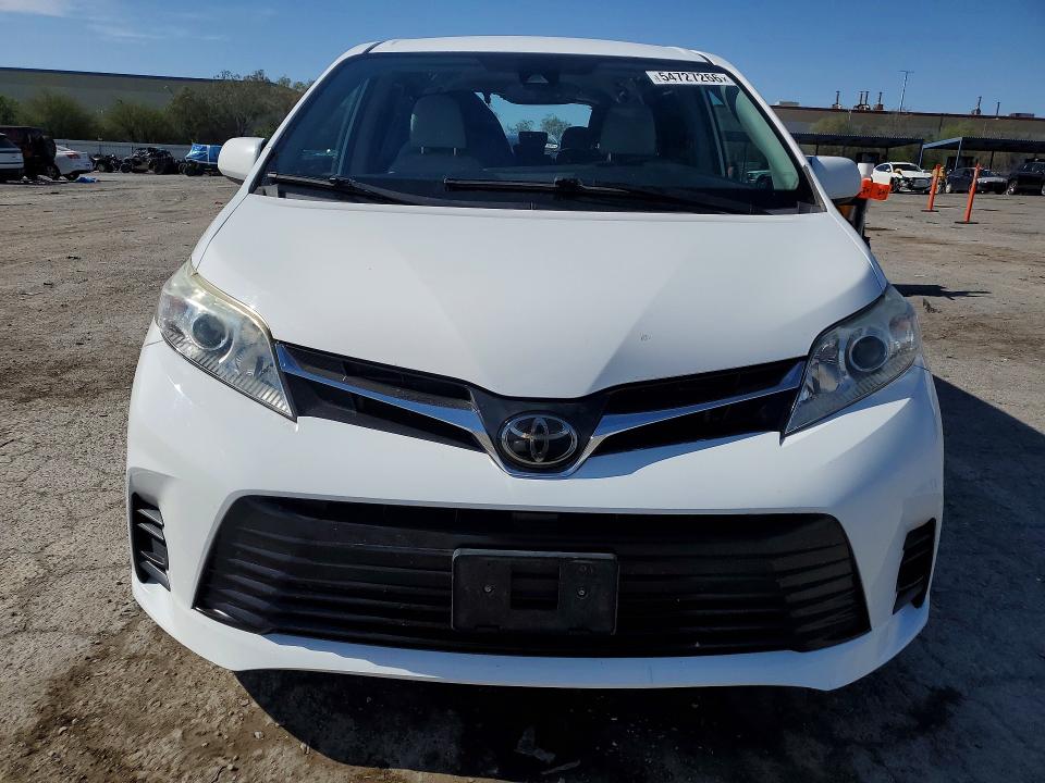 2020 Toyota Sienna VIN 5TDKZ3DCXLS081269 COPART salvage auction — REAR END, NV - SALVAGE TITLE, sold $6,700 on 2026-07-23 (photo 5)