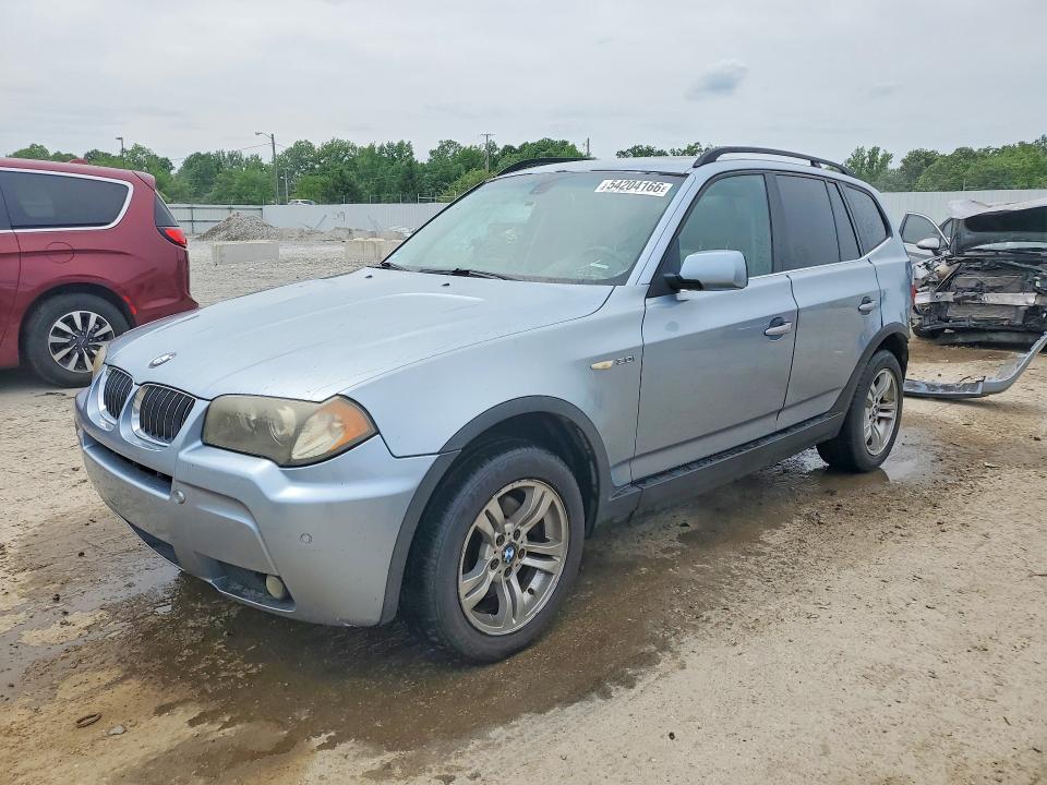 2006 BMW X3 VIN WBXPA93496WG83715 COPART salvage auction — REAR END, Ky - Bill Of Sale/Part Only/No Titl, sold $300 on 2026-07-06 (photo 1)