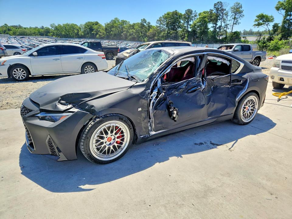 2024 Lexus VIN JTHGA1D26R5130196 COPART salvage auction — SIDE, Ga - Cert Of Title-Salvage, sold $8,300 on 2026-07-16 (photo 1)
