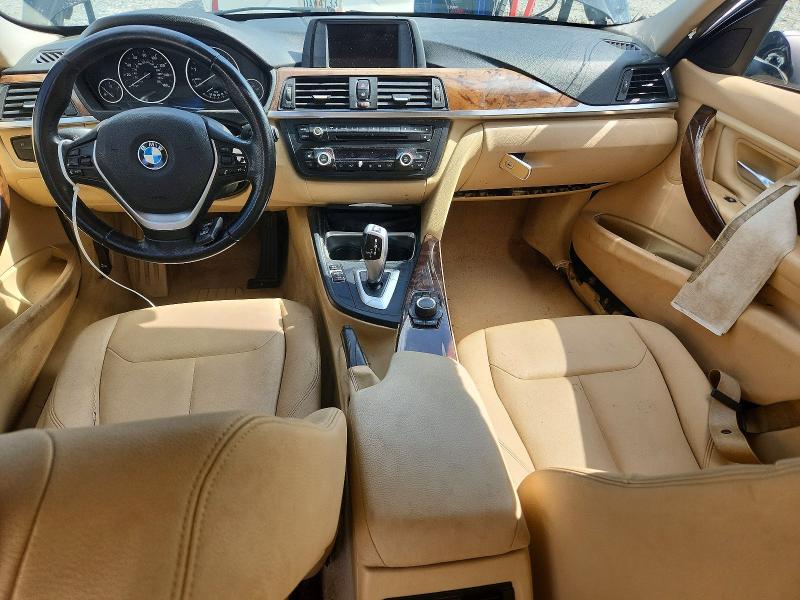 2014 BMW 3 series VIN WBA3A5C5XEJ463437 COPART salvage auction — FRONT END, GA - CERT OF TITLE-SALVAGE, sold $400 on 2026-07-09 (photo 8)