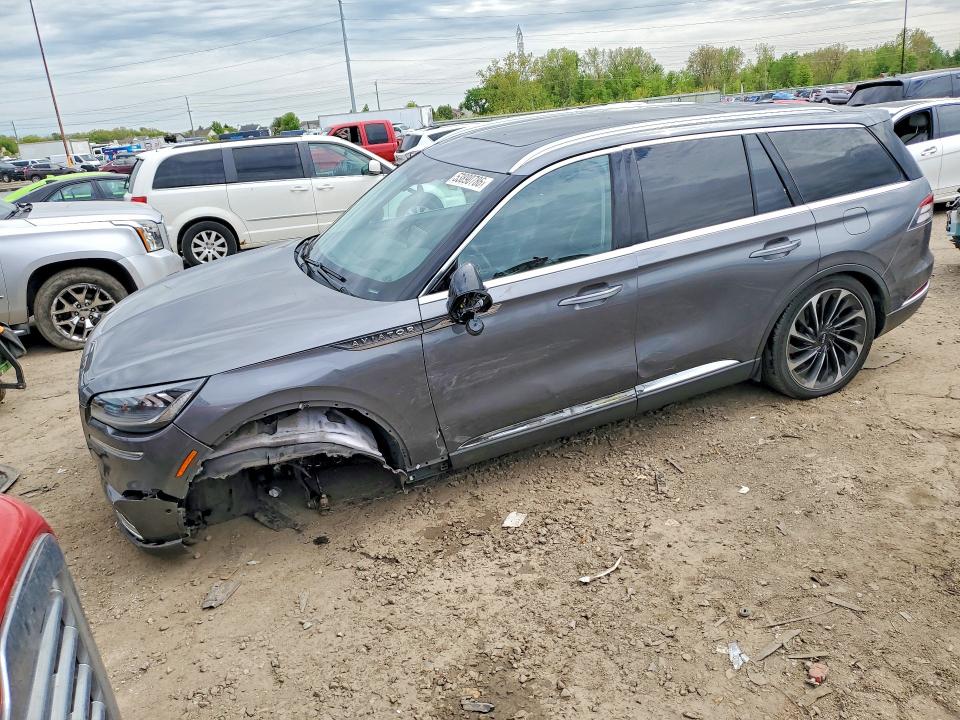 2022 Lincoln Aviator VIN 5LM5J7XC1NGL14789 — COPART salvage auction photo