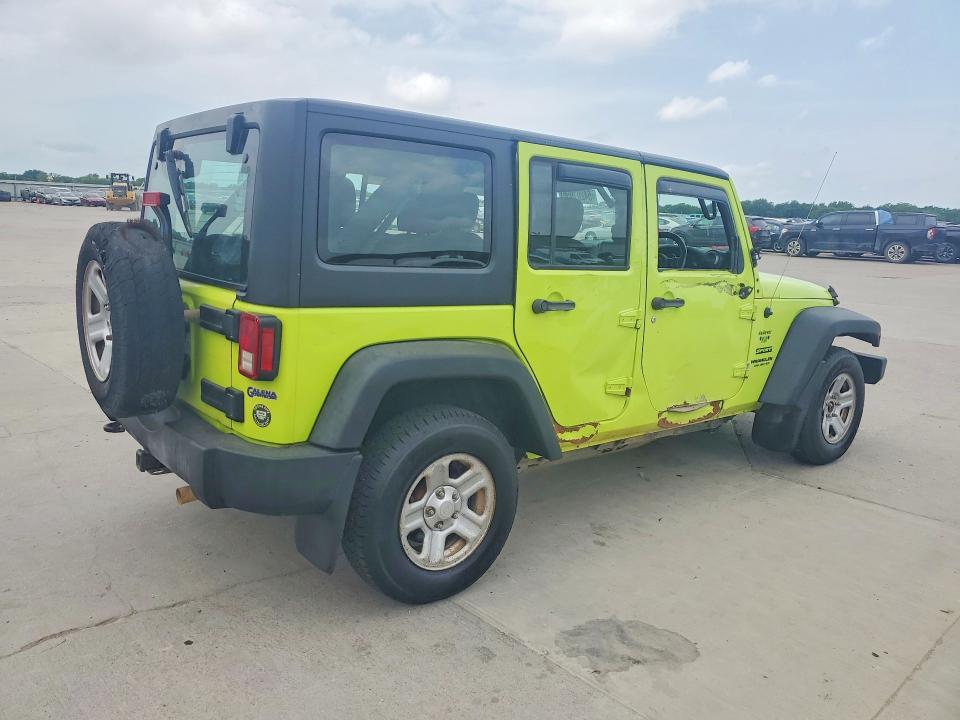 2016 Jeep Wrangler unlimited VIN 1C4BJWKG5GL321463 COPART salvage auction — SIDE, Tx - Dealer Only Clean Title (P), sold $7,400 on 2026-07-21 (photo 3)