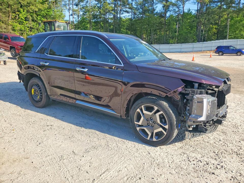 2024 Hyundai Palisade VIN KM8R5DGE9RU712199 COPART salvage auction — FRONT END, Nc - Salvage Certificate Of Title, sold $10,300 on 2026-07-17 (photo 4)