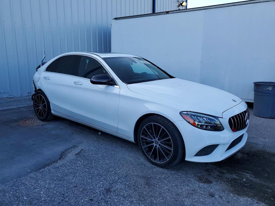 2021 Mercedes-benz C-klasse VIN W1KWF8DBXMR653526 COPART salvage auction — REAR END, Fl - Certificate Of Destruction, sold $8,800 on 2026-07-17 (photo 4)