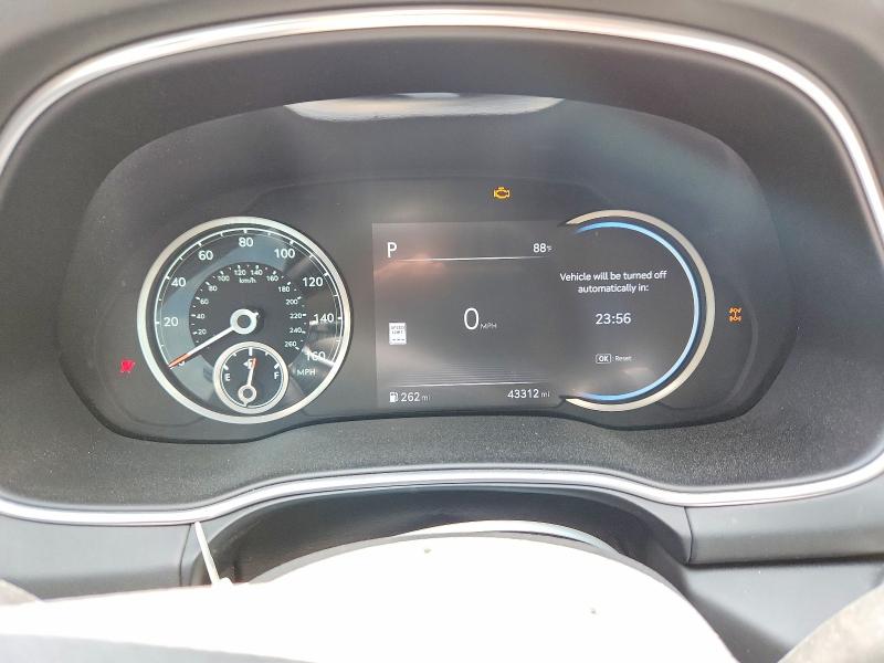 2024 Genesis VIN KMUHBDSBXRU209266 COPART salvage auction — REAR END, Tx - Salvage Vehicle Title, sold $4,550 on 2026-07-30 (photo 9)