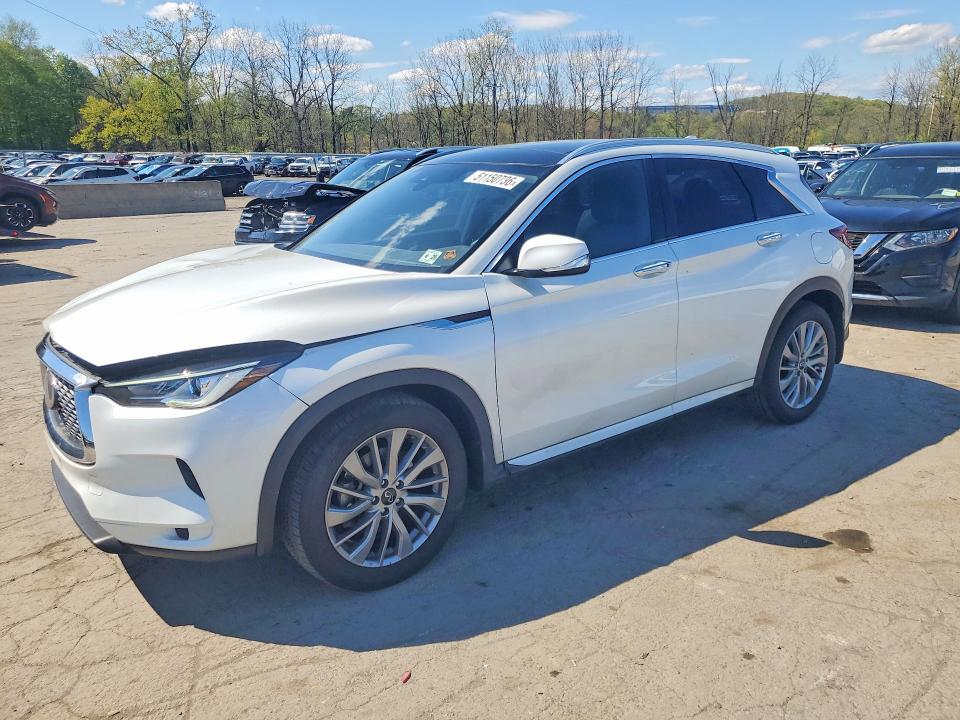 2024 Infiniti Qx50 VIN 3PCAJ5BB7RF114587 COPART salvage auction — FRONT END, NY, sold $10,000 on 2026-08-17 (photo 1)
