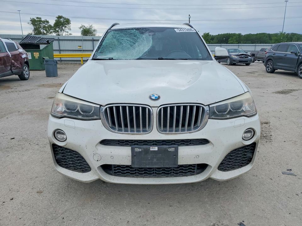 2016 BMW X3 VIN 5UXWX9C53G0D78309 COPART salvage auction — SIDE, Ia - Cert Of Title-Salvage Title, sold $2,450 on 2026-07-24 (photo 5)